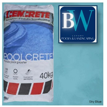Cemcrete Pool Plaster -  SKY BLUE 40KG (1)